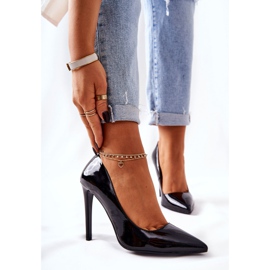 Escarpins laqués en Spitz Monnari 0220-020 Noir 1