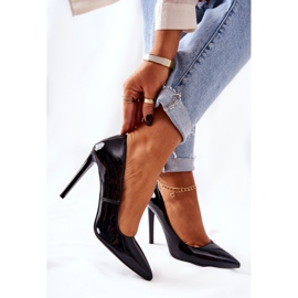 Escarpins laqués en Spitz Monnari 0220-020 Noir 2