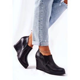 Bottes Noires Sur Compensée Monnari M79/1 le noir 2