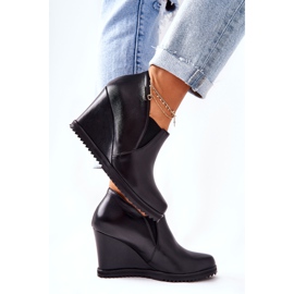 Bottes Noires Sur Compensée Monnari M79/1 le noir 1