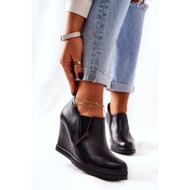 Bottes Noires Sur Compensée Monnari M79/1 le noir 4