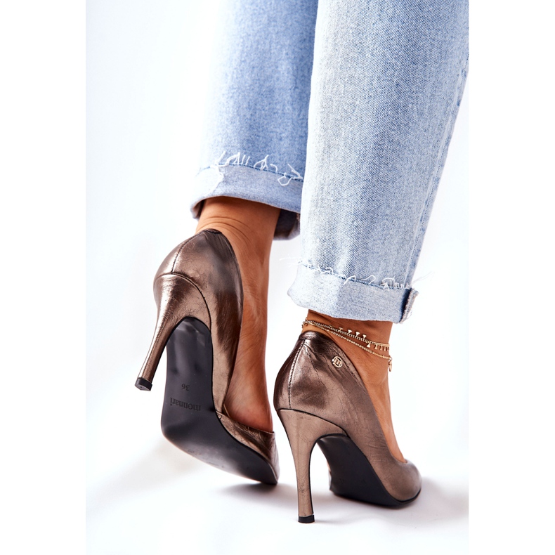 Escarpins En Spitz Monnari 0390-M22 Argent multicolore 1