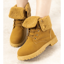 Bottes isolées camel pour femme Ida brun 1