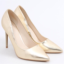 Escarpins sur un talon Eva Gold doré 2