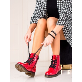 Evento Bottines laquées rouges 2