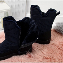Bottes de neige imperméables News W EVE309C bleu marine 3