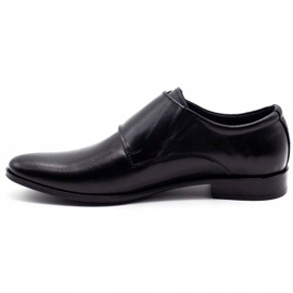 Olivier Chaussures en cuir masculin moines 287l noirs 1