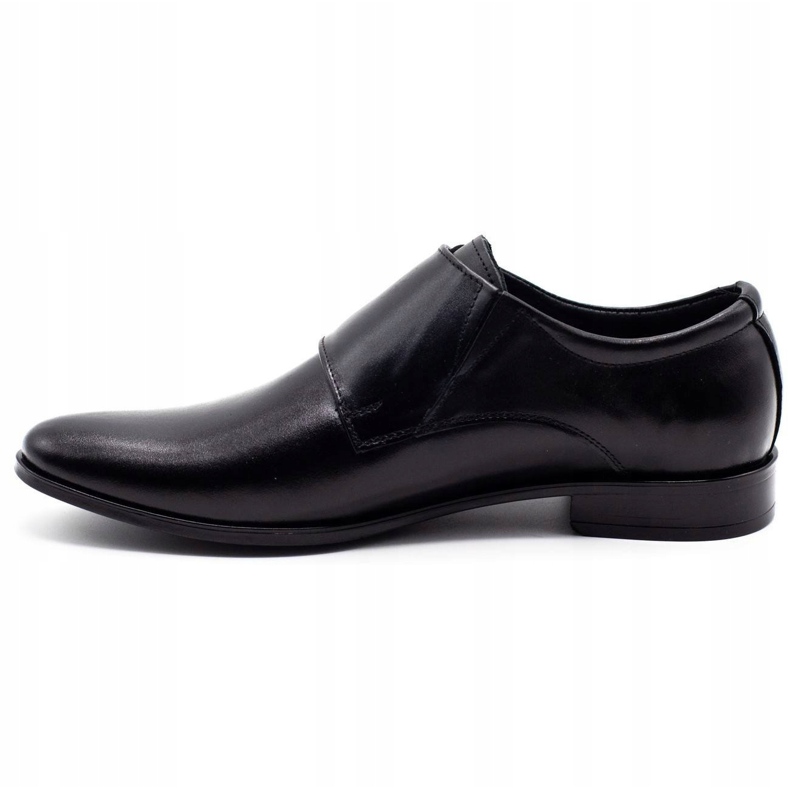 Olivier Chaussures en cuir masculin moines 287l noirs 1