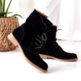 PS1 Noir Violetta Bottes noires à double tige 3