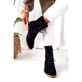 PS1 Noir Violetta Bottes noires à double tige 4