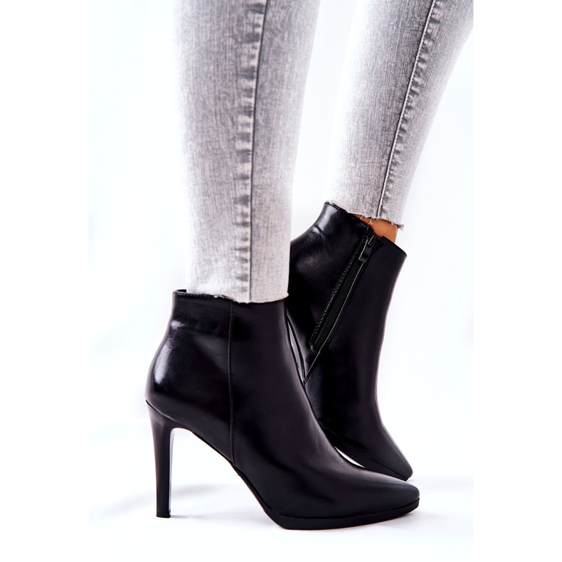 Bottes pour femmes à talon haut Sergio Leone BT501 noir 3