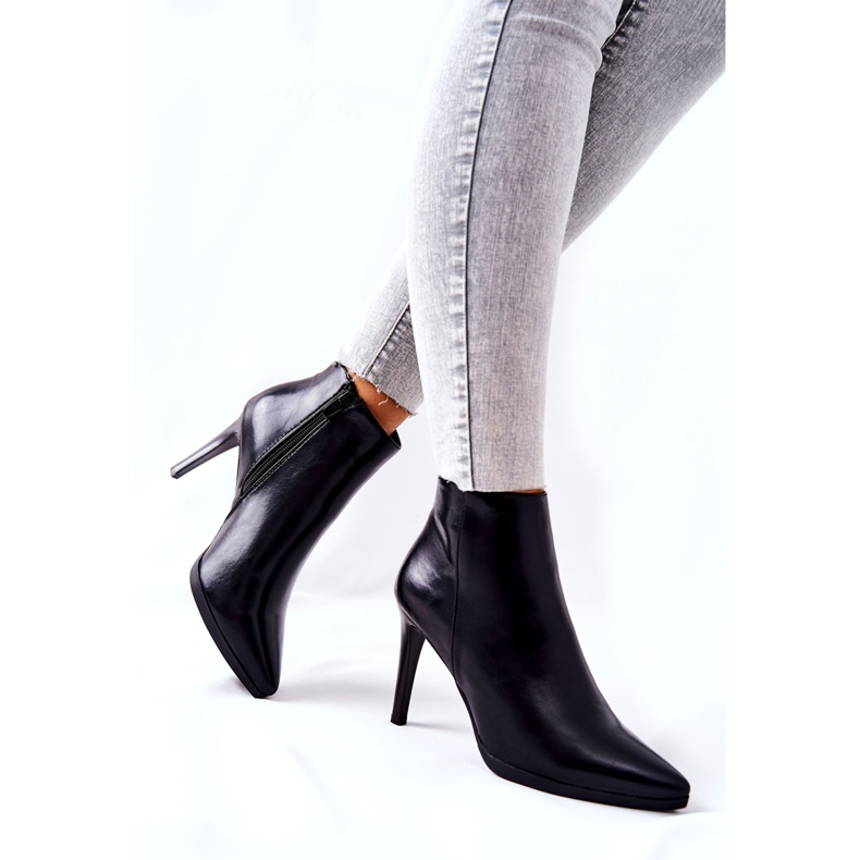 Bottes pour femmes à talon haut Sergio Leone BT501 noir 4