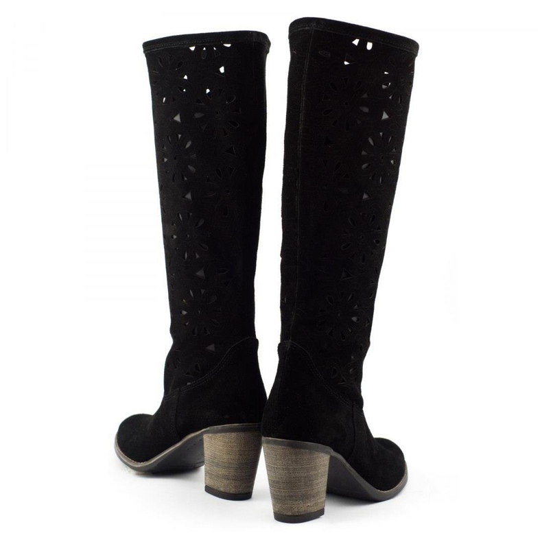 Olivier Bottines ajourées à talons noires 3