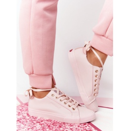 Big Star Baskets en cuir écologique pour femmes Cross Jeans HH2R4004C Rose 3