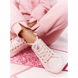 Big Star Baskets en cuir écologique pour femmes Cross Jeans HH2R4004C Rose 5