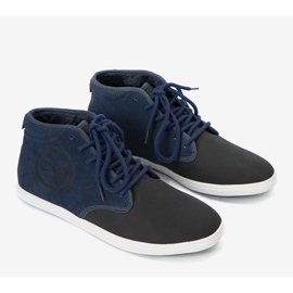 Chaussures de sport bleu marine pour homme baskets Raoul 1