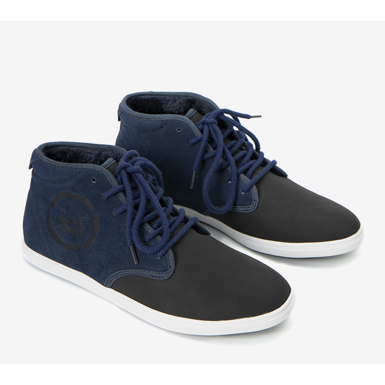 Chaussures de sport bleu marine pour homme baskets Raoul 1