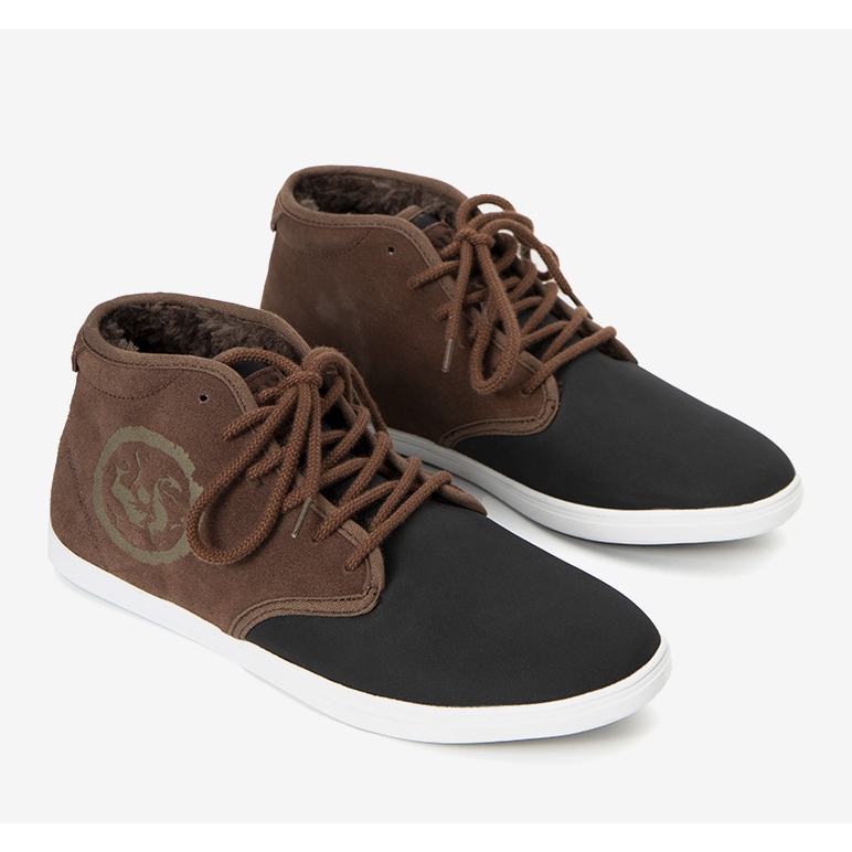 Chaussures de sport homme marron baskets Raoul brun 1