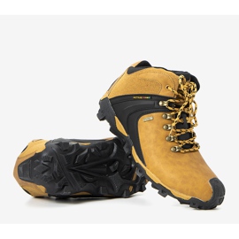 Chaussures de sport isolées Barry pour hommes camel jaune 3
