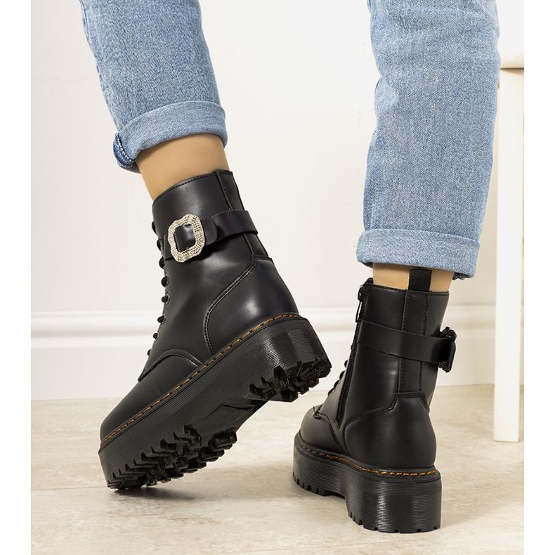 Bottes isolées Henra noires pour femmes le noir 1