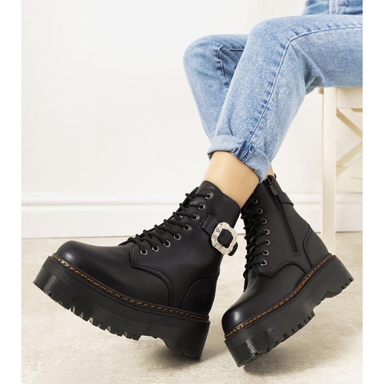 Bottes isolées Henra noires pour femmes le noir 2