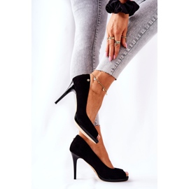 Daim Monnari 0490-020 Talons hauts noirs le noir 3