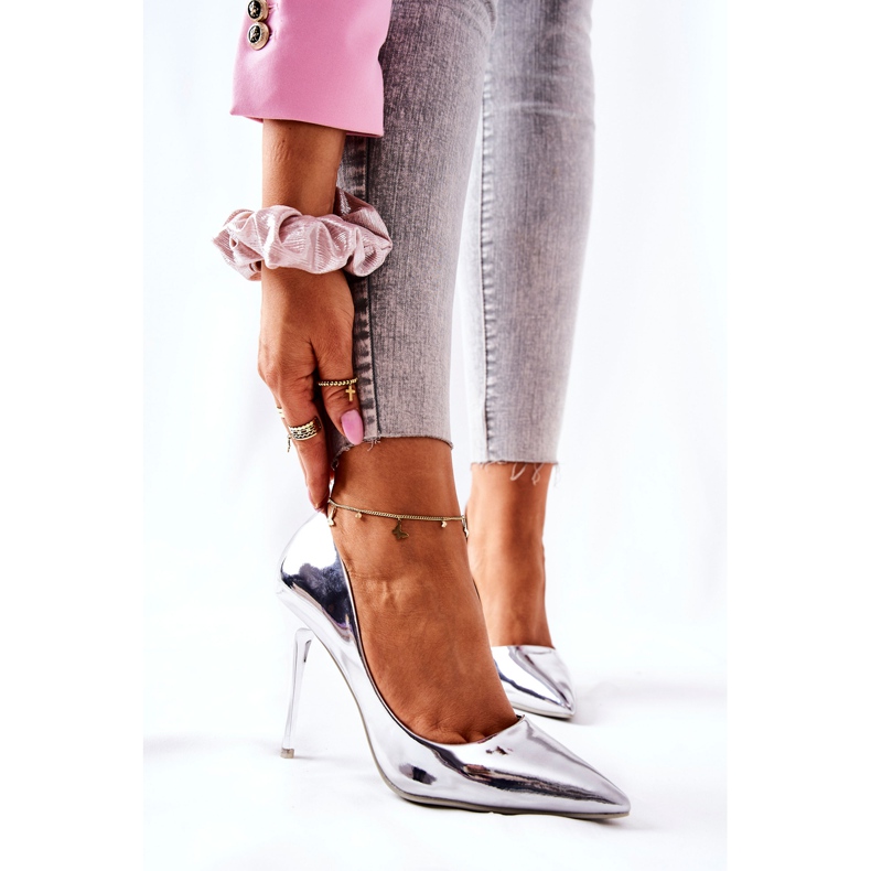 PG2 Miroir élégant Adrinnah à talons argentés 2