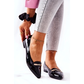 Ballerines Monnari Cuir Laqué 0160-020 Noir 1