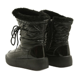 Bottes de neige nouées noires Filippo DBT3403 le noir 3