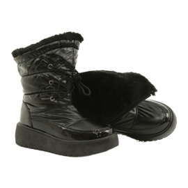 Bottes de neige nouées noires Filippo DBT3403 4