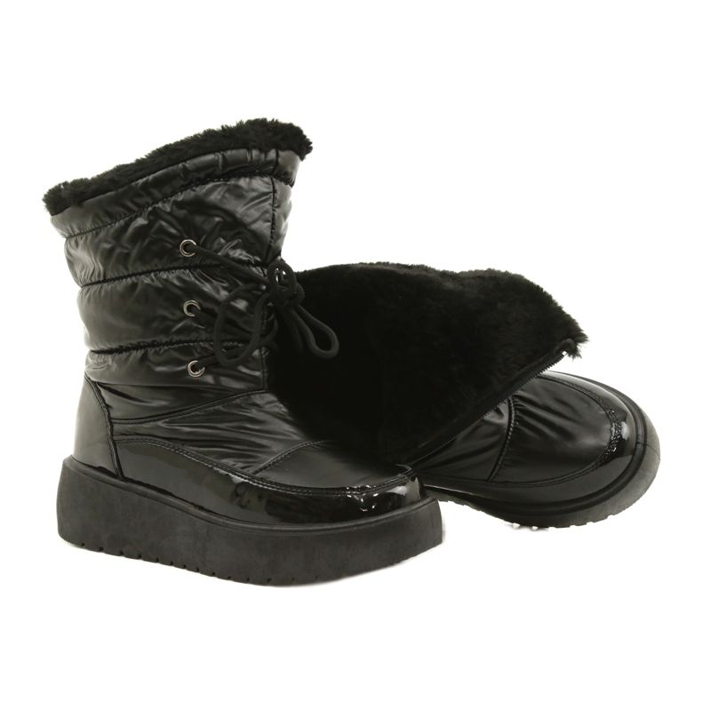 Bottes de neige nouées noires Filippo DBT3403 4