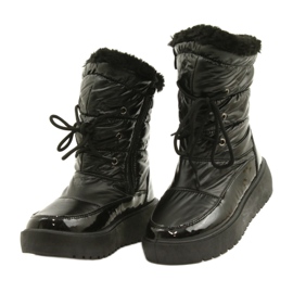 Bottes de neige nouées noires Filippo DBT3403 2