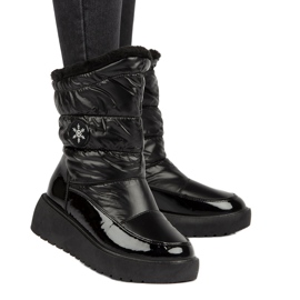 Bottes de neige noires flocon Filippo DBT3404 6
