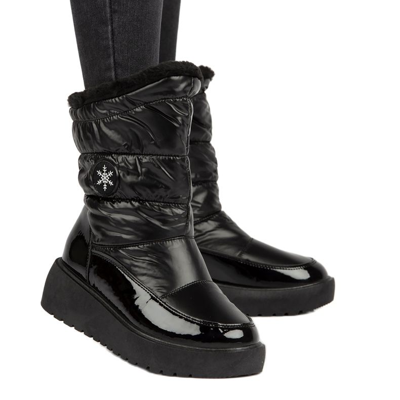 Bottes de neige noires flocon Filippo DBT3404 le noir 6