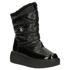 Bottes de neige noires flocon Filippo DBT3404 7