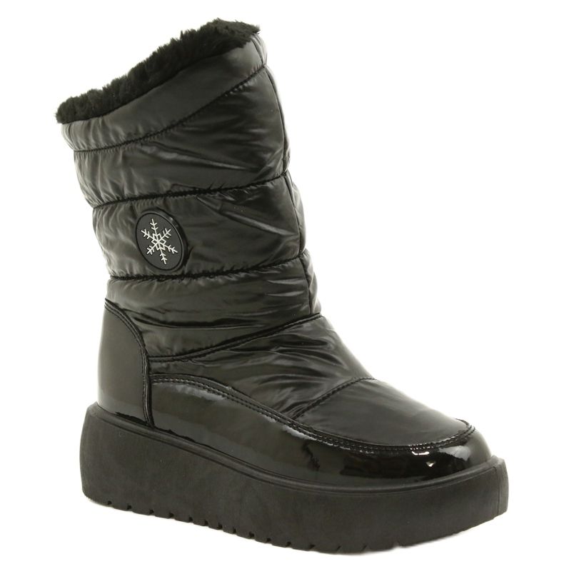 Bottes de neige noires flocon Filippo DBT3404 le noir 1
