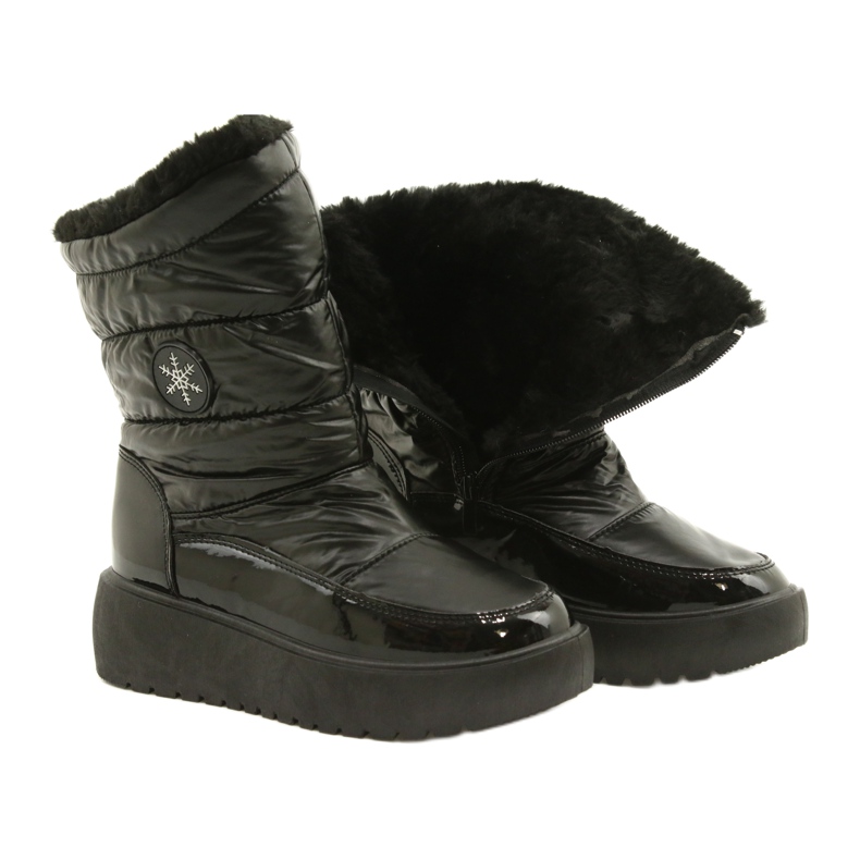 Bottes de neige noires flocon Filippo DBT3404 4