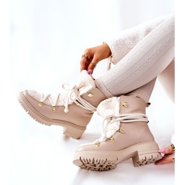 Lewski Shoes Boots Cuir Trappeurs Attachées Lewski Beige clair 3116 2 Lewski Shoes Boots Cuir Trappeurs Attachées Lewski Beige clair 3116 2