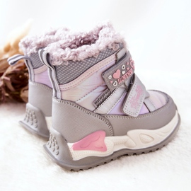 PJ2 Bottes de neige chaudes pour enfants Silver-Rose Chilly violet argent 1 PJ2 Bottes de neige chaudes pour enfants Silver-Rose Chilly violet argent 1
