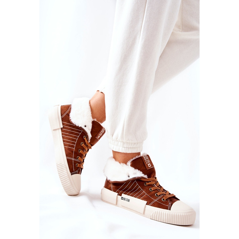 Baskets Isolées Femme Big Star II274152 Camel brun 2 Baskets Isolées Femme Big Star II274152 Camel brun 2