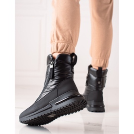 Weide Bottes de neige décontractées noires le noir 1