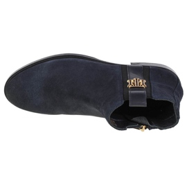 Tommy Hilfiger Interlock Suede Flat Boot W FW0FW05184-DW5 bleu marine 2
