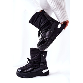 POTOCKI Bottes de neige réchauffées avec de la fourrure Black Holys le noir 1 POTOCKI Bottes de neige réchauffées avec de la fourrure Black Holys le noir 1