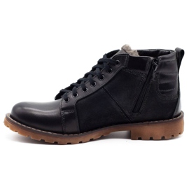 Mario Pala Bottes d'hiver pour hommes noires 865MP le noir 1
