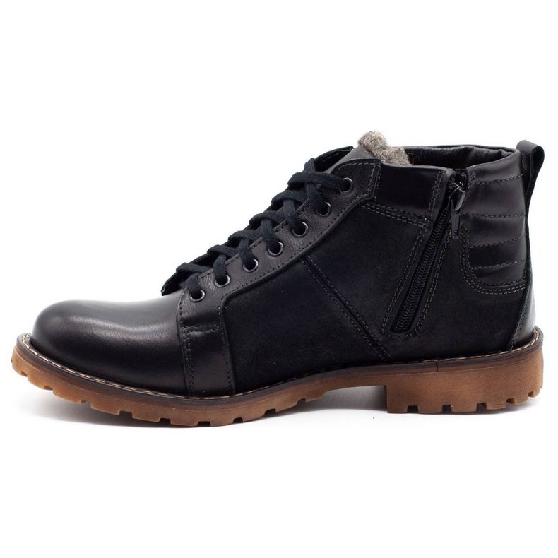 Mario Pala Bottes d'hiver pour hommes noires 865MP le noir 1