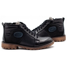 Mario Pala Bottes d'hiver pour hommes noires 865MP le noir 4