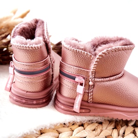 Bottes de neige rose des filles 1 Bottes de neige rose des filles 1