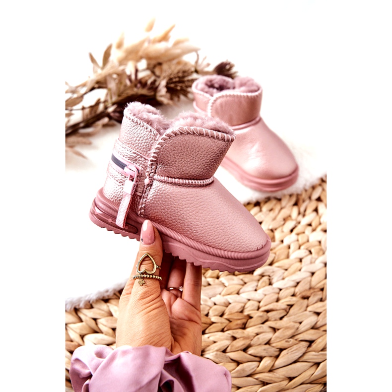 Bottes de neige rose des filles 3 Bottes de neige rose des filles 3