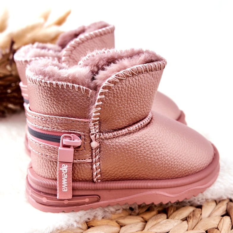 Bottes de neige rose des filles 4 Bottes de neige rose des filles 4