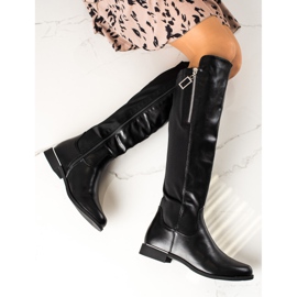Super Me Bottes décontractées avec fermeture éclair décorative le noir 1